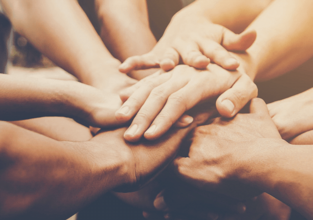 working together